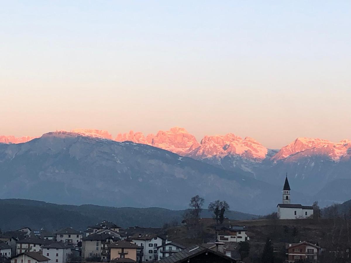 Appartamento Luminoso, Giardino, Vista Dolomiti. Baselga di Pinè Dış mekan fotoğraf