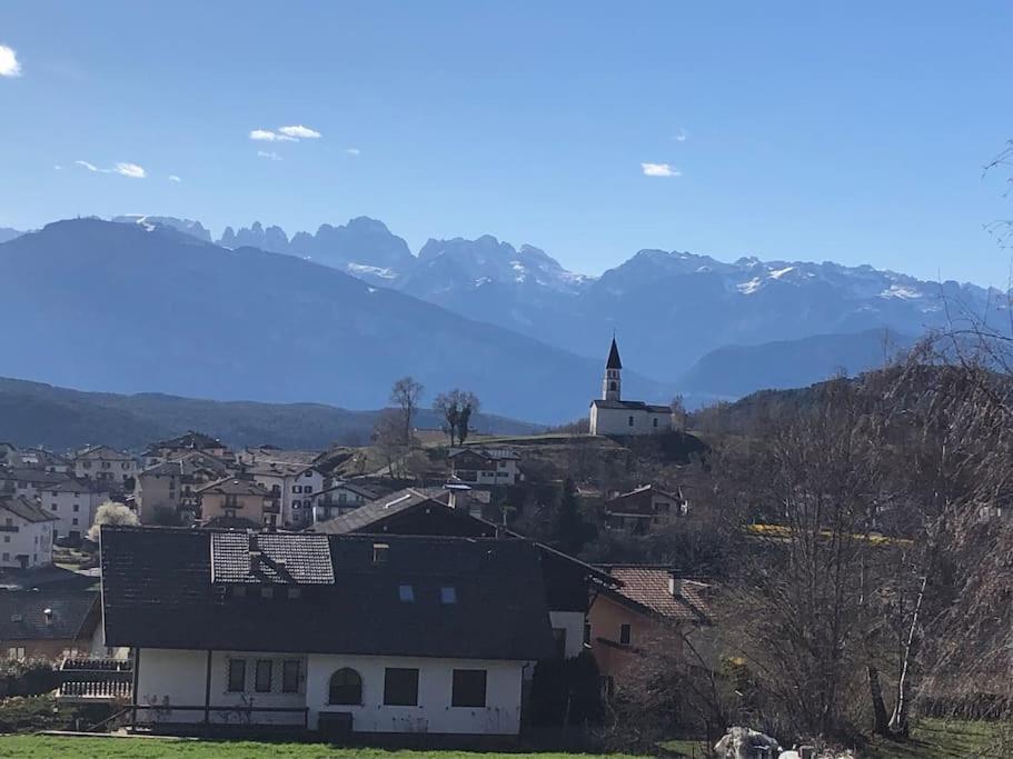 Appartamento Luminoso, Giardino, Vista Dolomiti. Baselga di Pinè Dış mekan fotoğraf