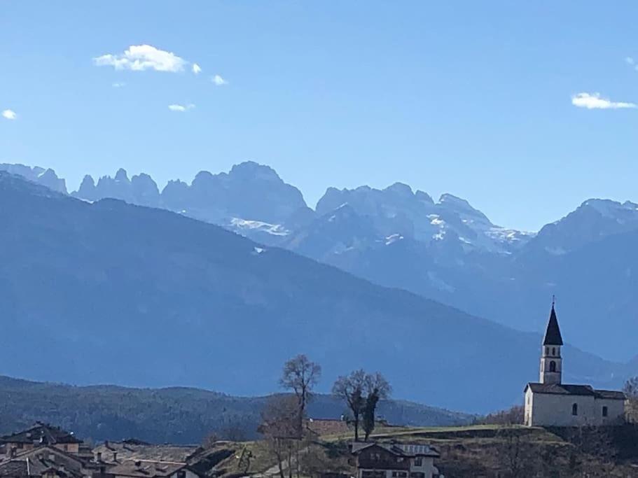 Appartamento Luminoso, Giardino, Vista Dolomiti. Baselga di Pinè Dış mekan fotoğraf