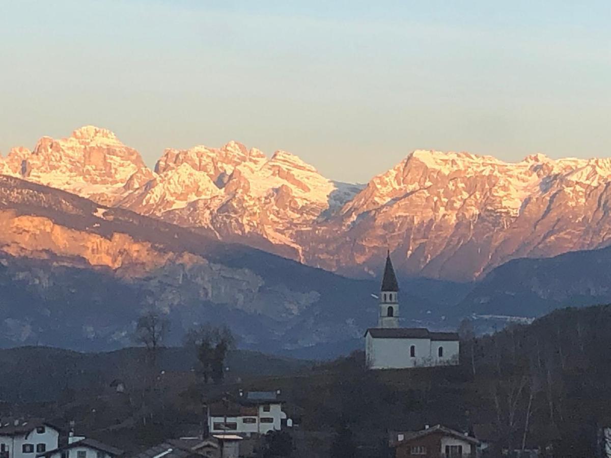 Appartamento Luminoso, Giardino, Vista Dolomiti. Baselga di Pinè Dış mekan fotoğraf